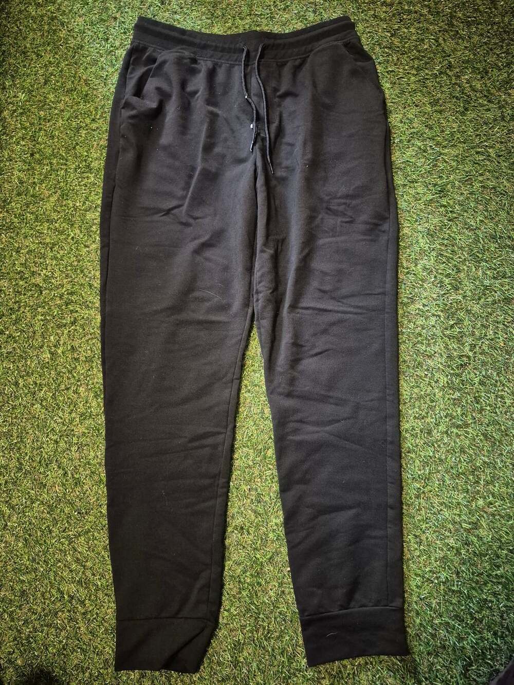 Athletic Works Sweatpants Size M(32-34) Black Joggers